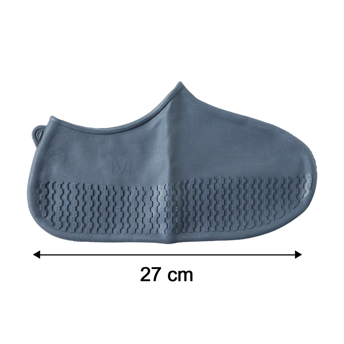 Waterproof Silicone Shoe Cover Grey Color (1 Pair, Medium Size)