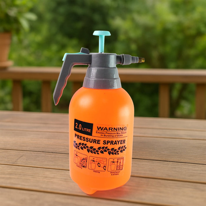 Water Sprayer Hand-held Pump Pressure Garden Sprayer - 2 L (Mix Color)