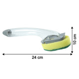 dish scrub brush with soap