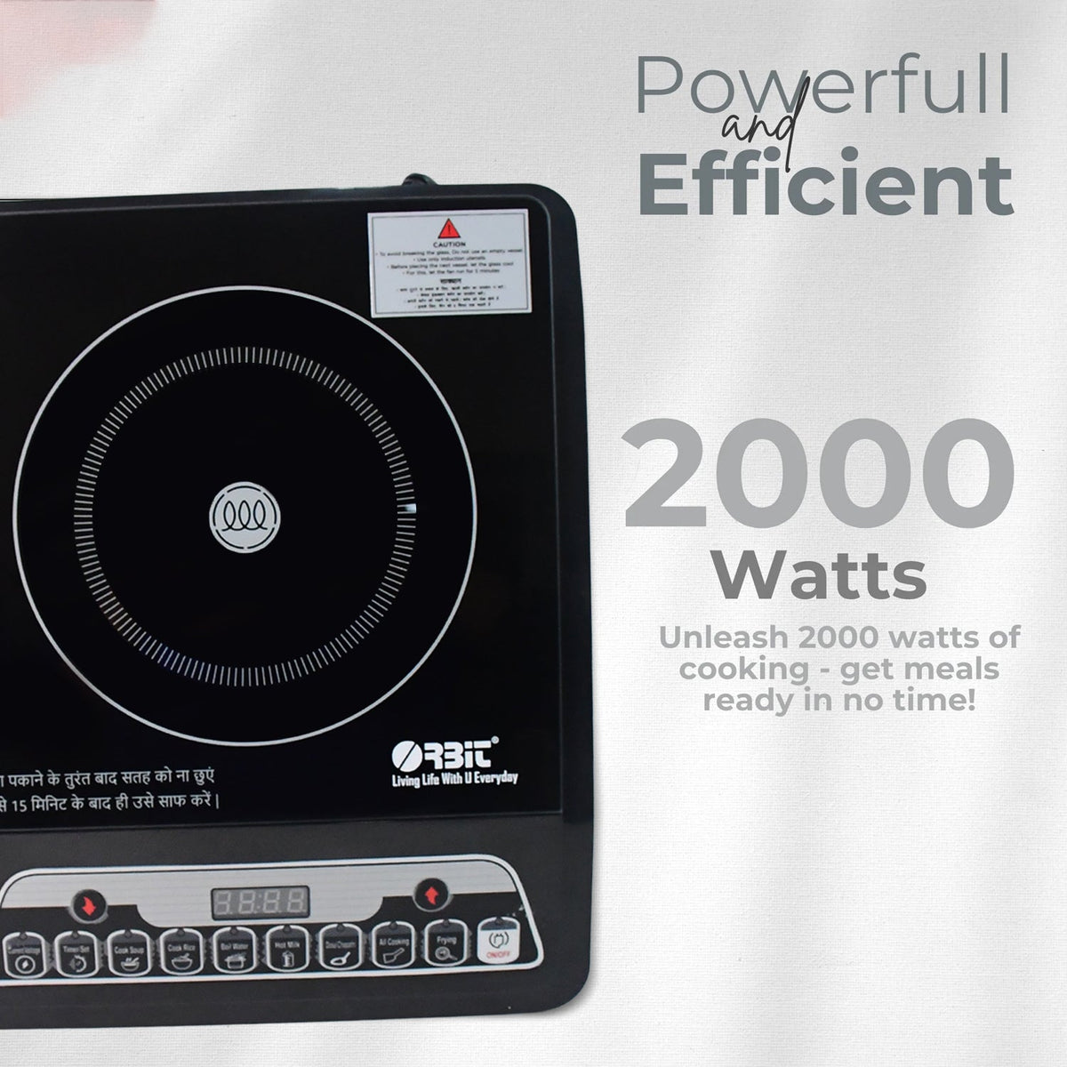 Orbit Digital Induction Cooker - 2000W