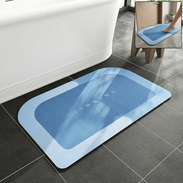 super absorbent water soaking bathroom floor mat 120x74 cm