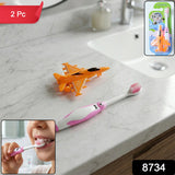  cartoon airplane toothbrush kids