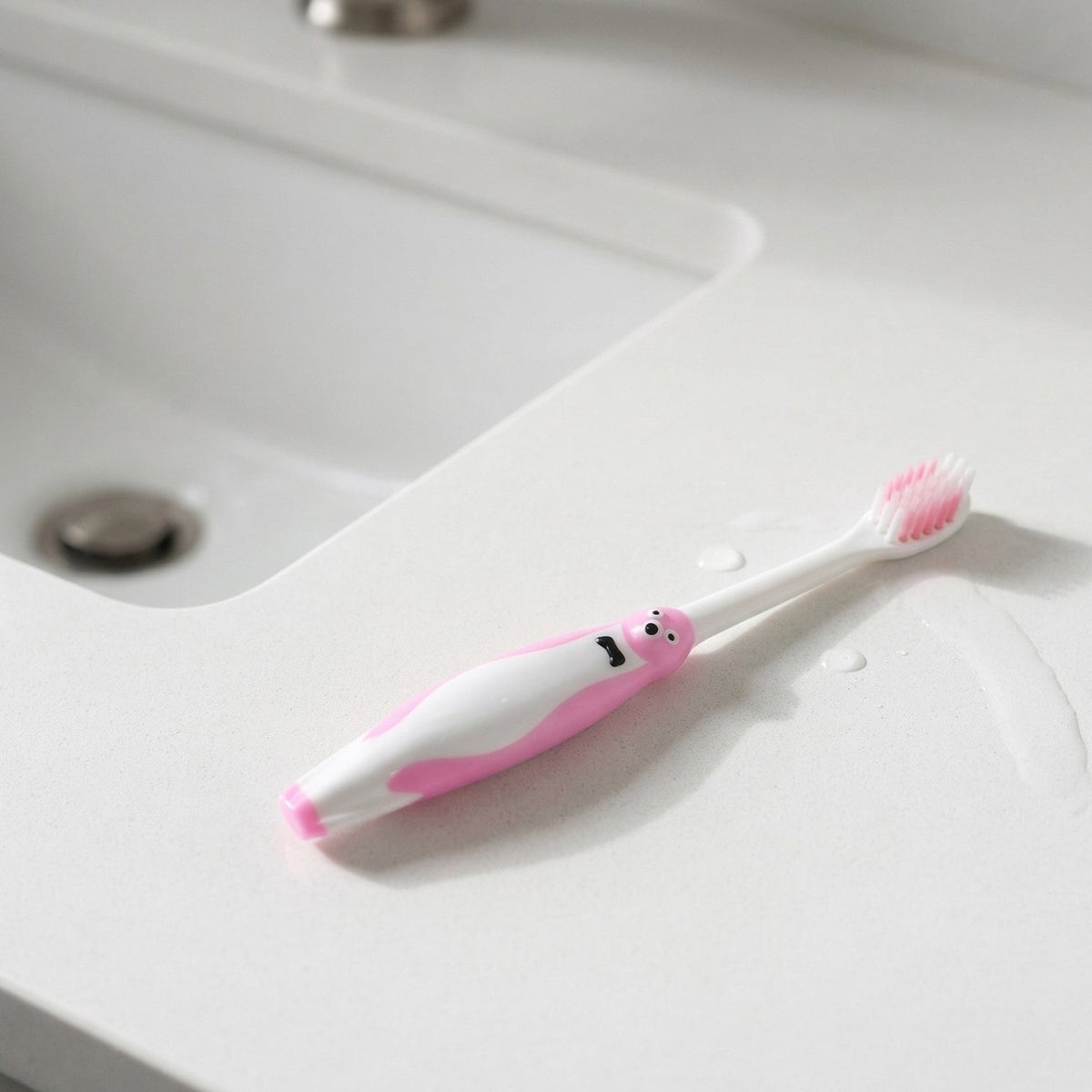 kids toothbrush with airplane toy