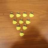 Cute Banana Shape Bag Charm Keychain Set (10 Pc)