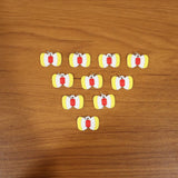 Cute Bow Shape Bag Charm Keychain Set (10  Pc)