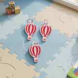 Hot Air Balloon Bag Charm Keychain Set (10 Pc)