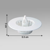 5 Pcs Multipurpose Sink Drain Hair Catcher & Strainer Filter (30~45 mm)