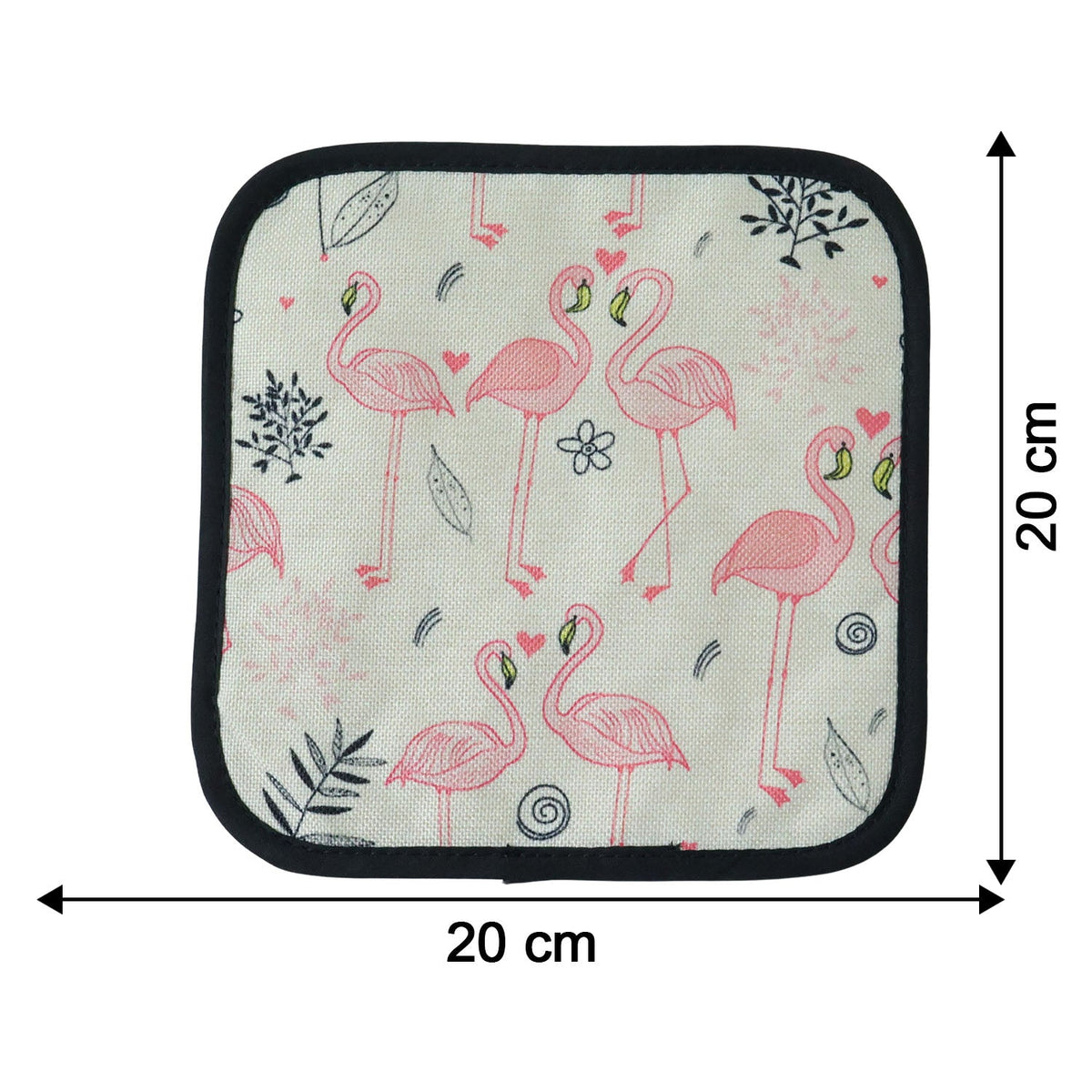 Printed Kitchen Pot Holder Heat Resistant Mat (20×20 Cm)