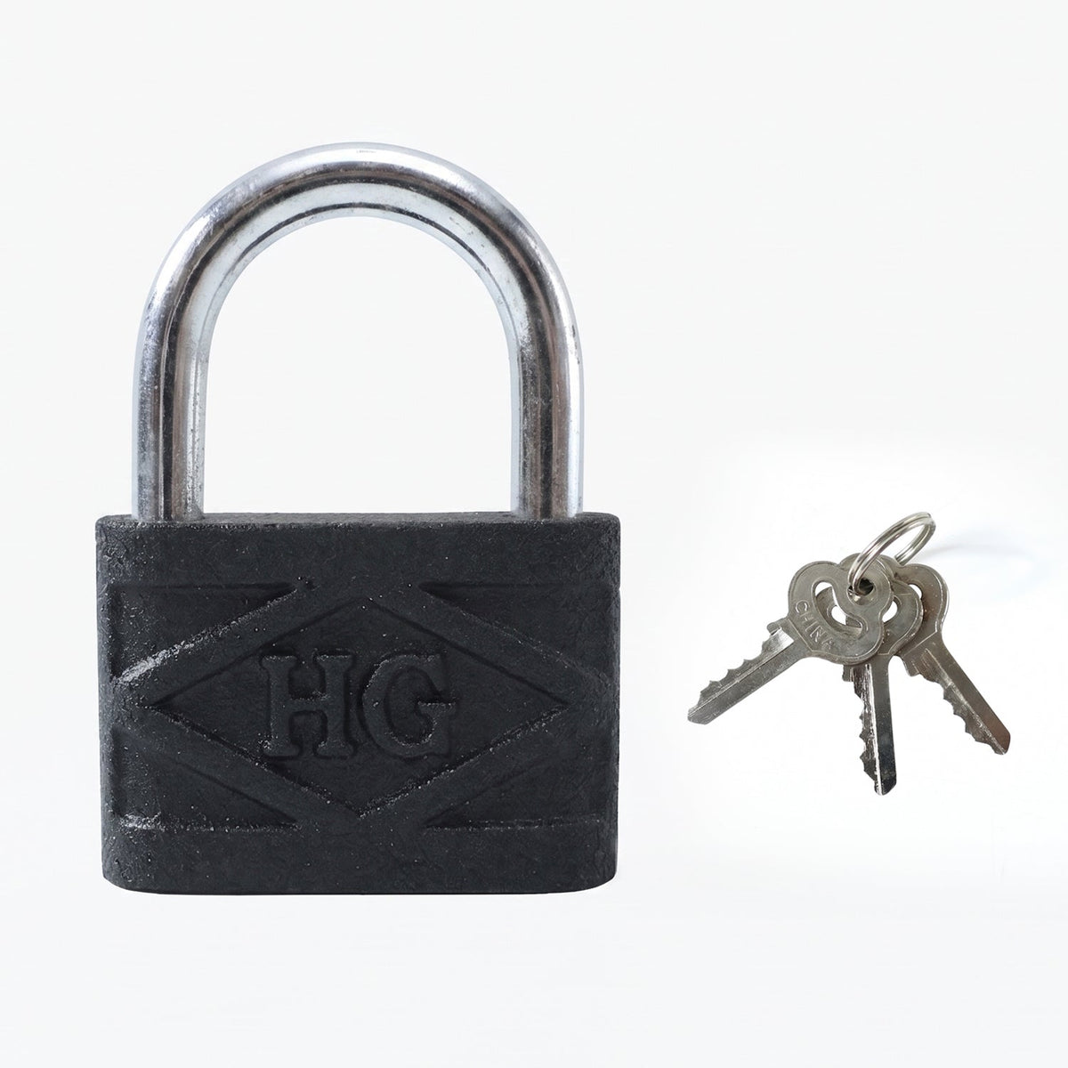 Heavy Duty 60mm Iron Pad Lock with 3 Keys
