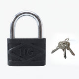 Heavy Duty 60mm Iron Pad Lock with 3 Keys