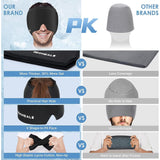 Flexible hot cold relief cap