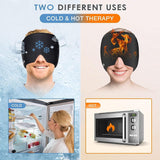 Reusable ice pack head wrap
