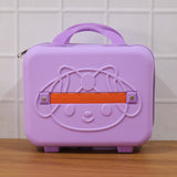 Kids Bear-Shaped Hard Shell Storage Carry Case with Handle (Mix Design)