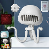 Mini projector summer fan