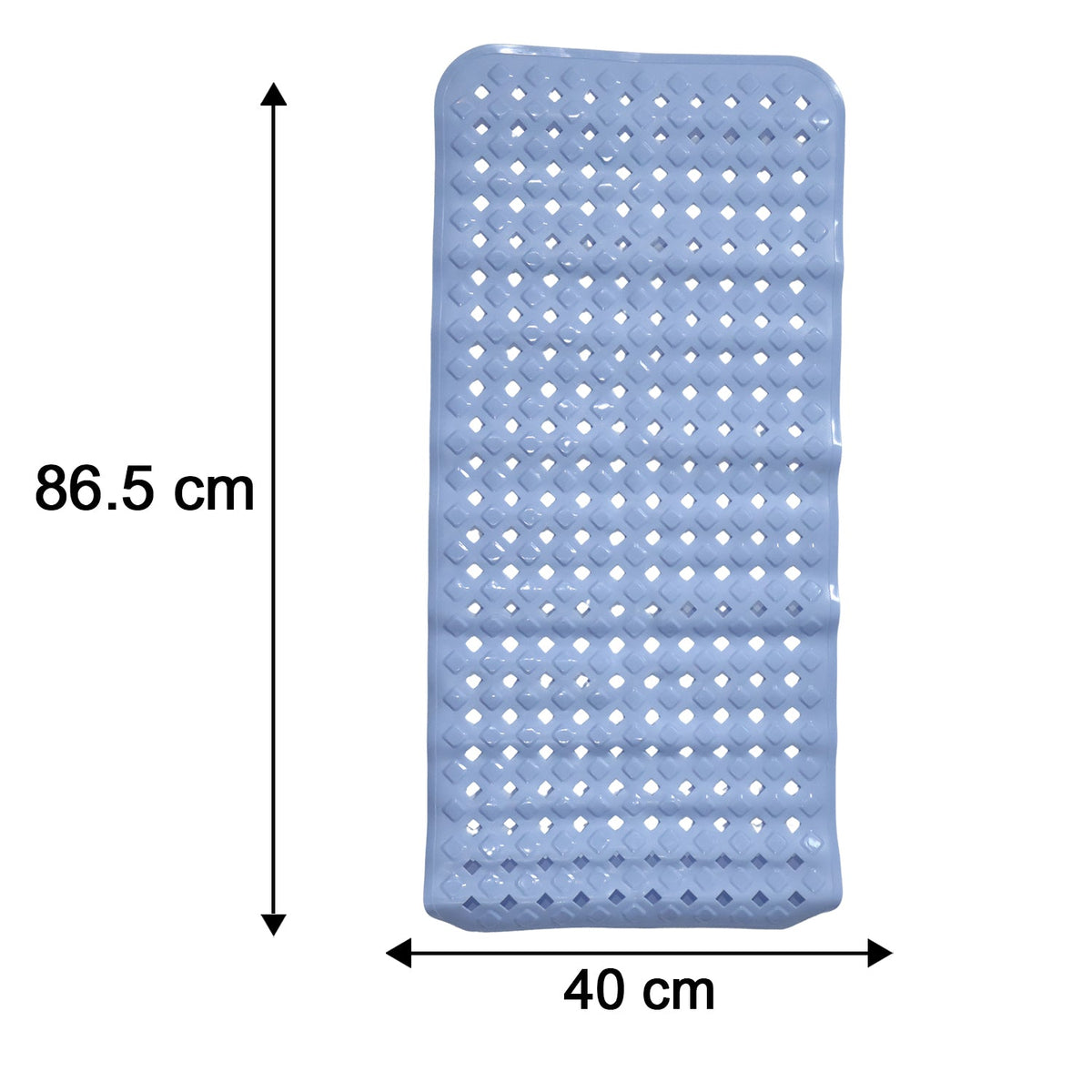 Suction Cups Anti-Slip Bath Mat (1 Pc, 88x40 Cm)
