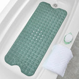 Non-Slip Suction Cup Bath Mat (1 Pc, 100x40 Cm)