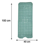 Non-Slip Suction Cup Bath Mat (1 Pc, 100x40 Cm)