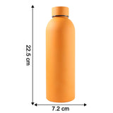 Stainless Steel Double Wall Vacuum-Insulated Drink Water (Orange / 500 ML Approx)