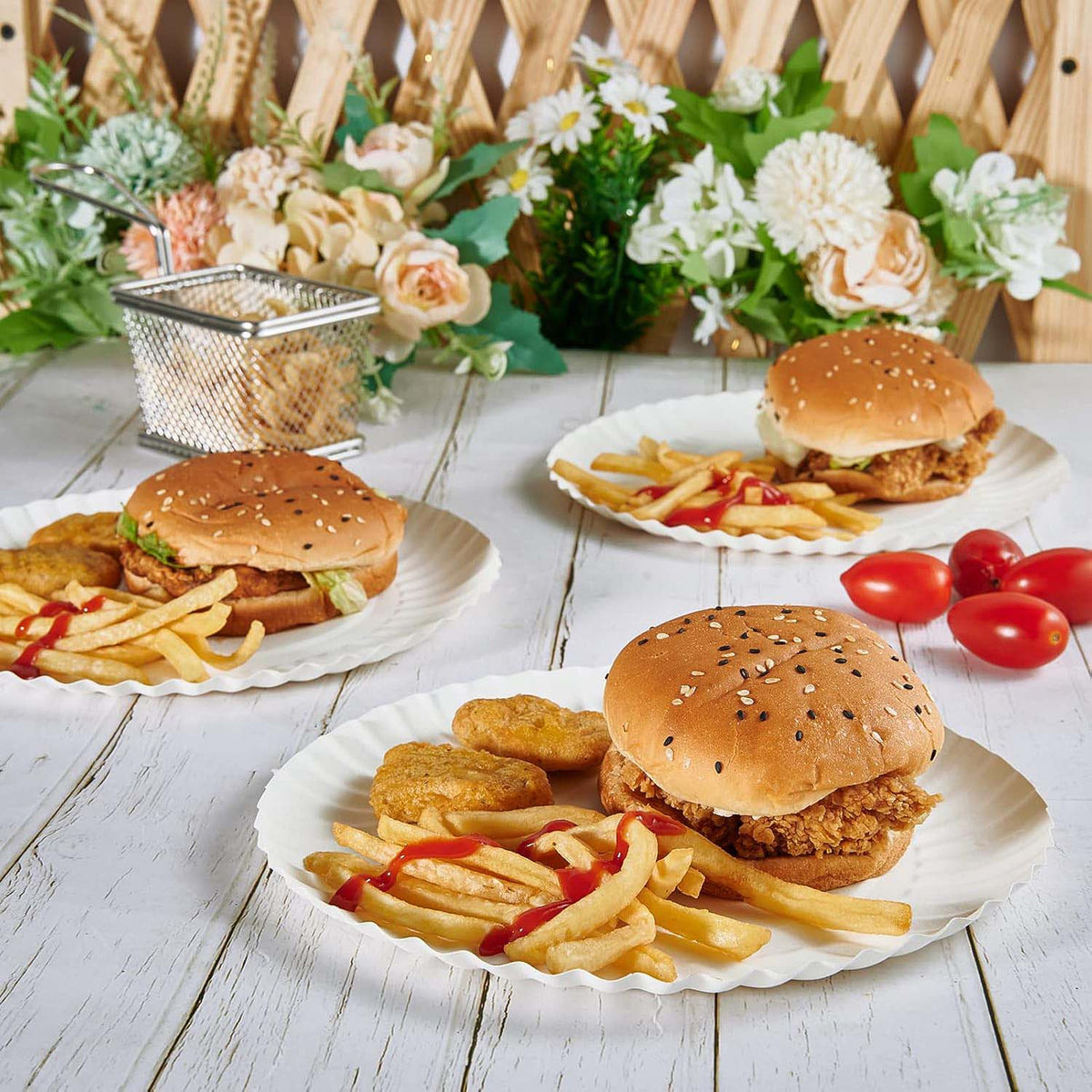 Freshee 7 Inch Round Compostable Paper Plate - 25 Pcs Pack