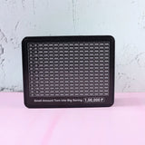 Reusable Money Saving Piggy Bank with Black Gel Pen (15 × 19 cm, 1 Pc)