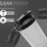 500 ML Plastic Prime Gym Shaker Bottle (1 Pc)