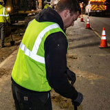 Green Safety Jacket for Construction Protection