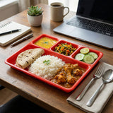 32 × 25 Cm Multipurpose Compartment Serving Tray (1 Pc)