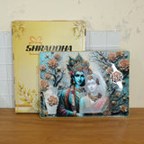 Premium Radha Krishna Decorative Wall Frame (1 Pc, 60x45 Cm)