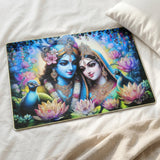 Premium Radha Krishna Decorative Wall Frame Painting (1 Pc, 89x58 Cm)