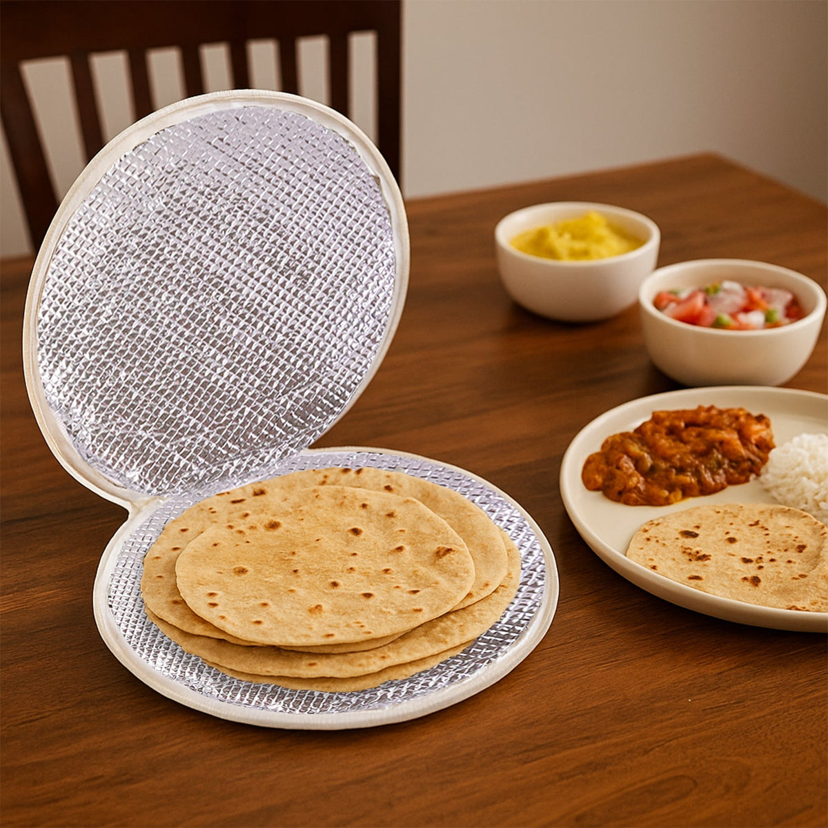 Insulated Roti Cover (23 x 23 Cm / 1 Pc)