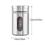 2 in 1 Stainless Steel Spice Jar