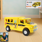 kids yellow bus toy