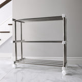 Supermom Stainless Steel Multipurpose Shoe & Storage Rack - (1 pc)