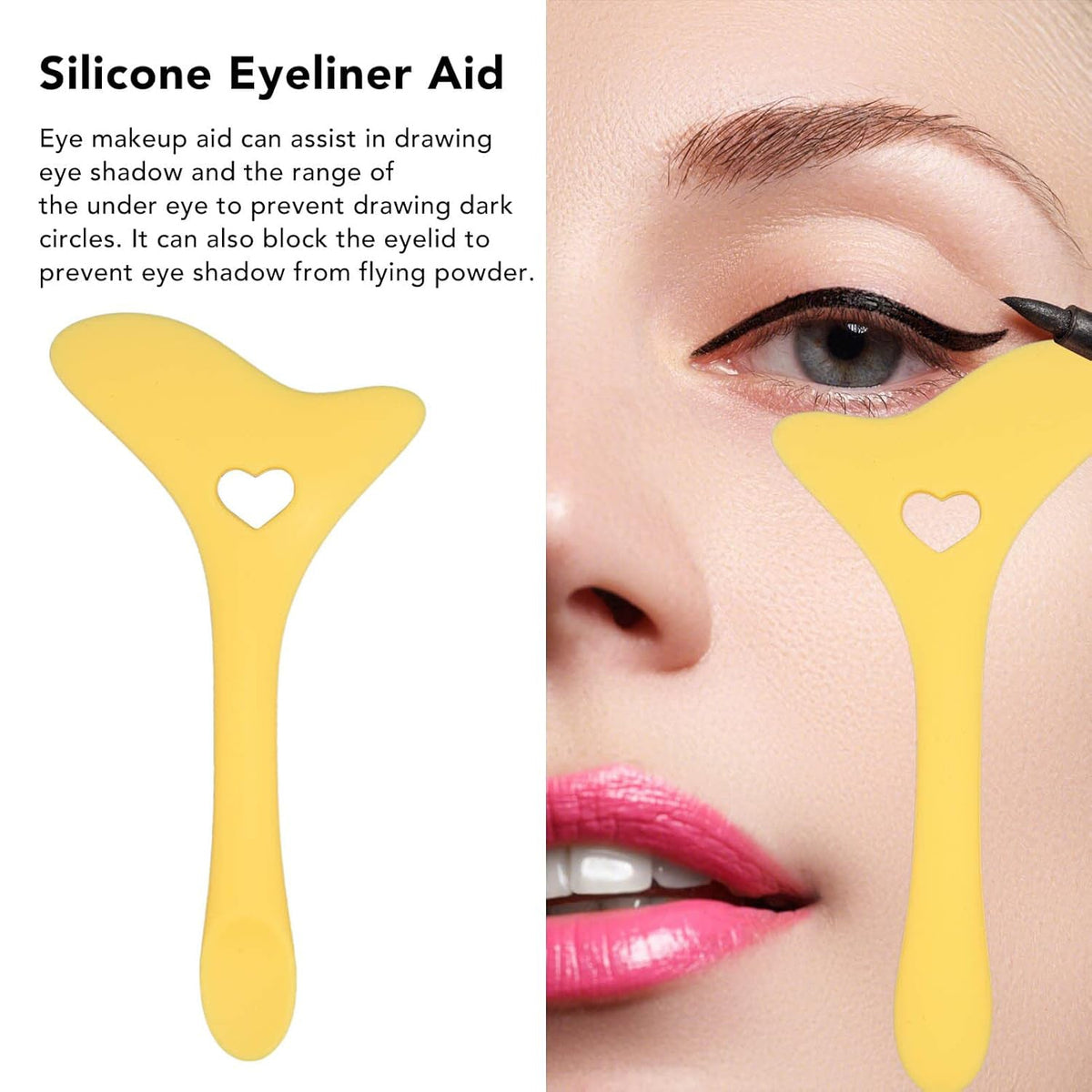Eyeliner & Mascara Guard Stencil - (1 Pc)