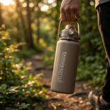 Stainless Steel Water Vacuum Insulated Bottle With Straw (1500ML, Mix Color)