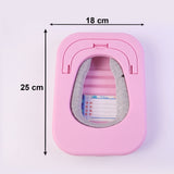 Foldable Soft Nap Doughnut Pillow Portable Neck Support Cushion 1 Pc