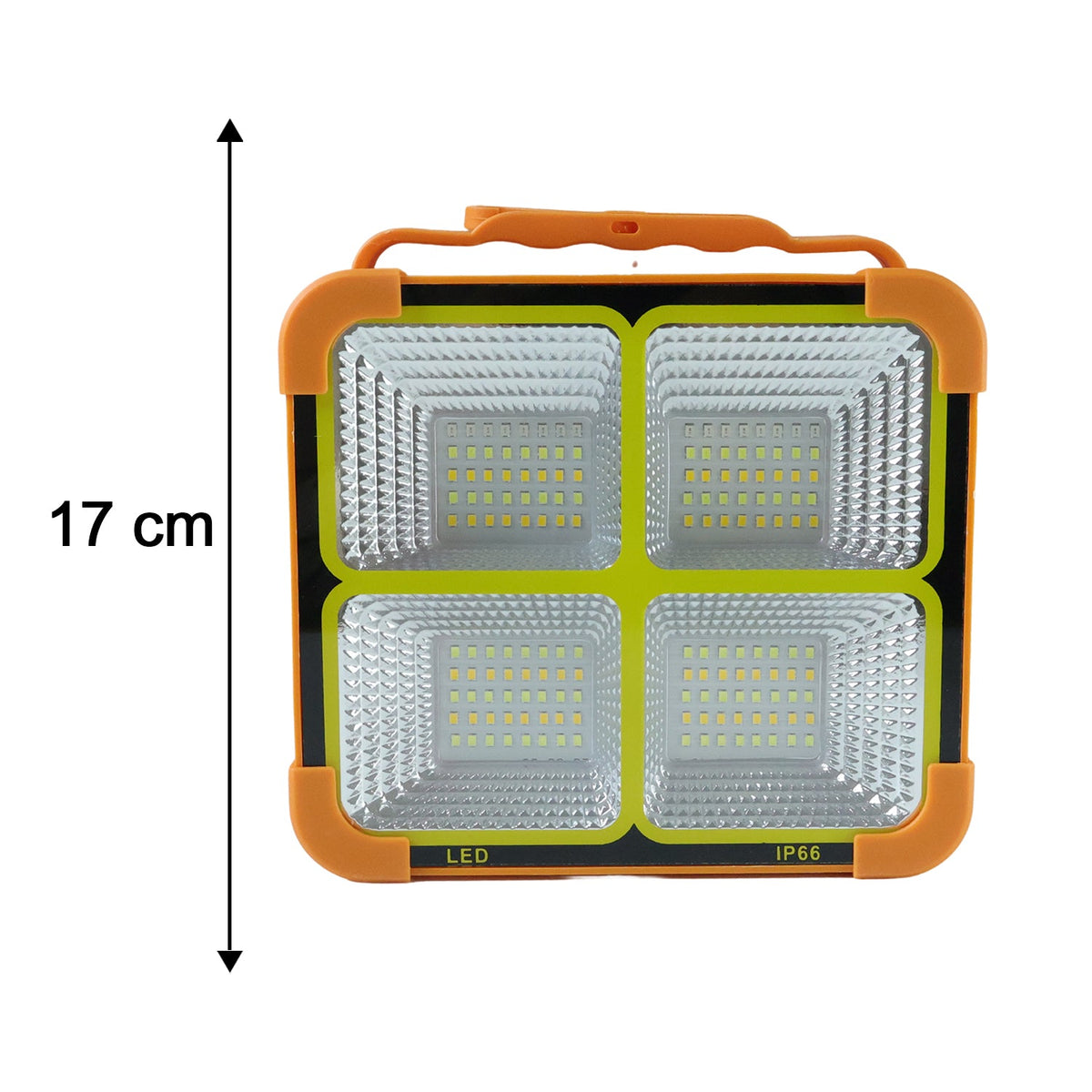 High Power Solar LED Flood Light (1 Pc, 2400mAh)