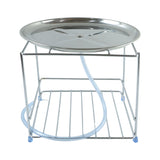durable stainless steel utensil rack