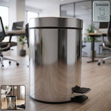 Premium Stainless Steel Pedal Dustbin with Close Lid (1 Pc,3 Ltr)