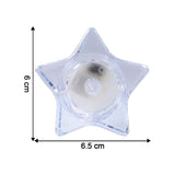 Flameless Star-Shaped LED Candles (4 Pc / Set)