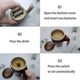 Self Stirring Coffee Mug ( Battery Not Included)