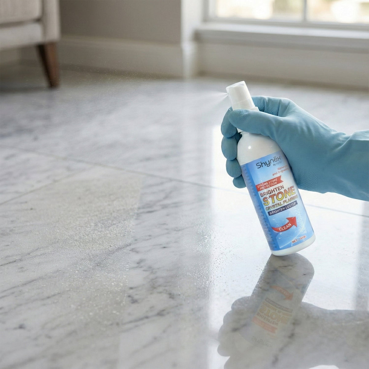 Stone Stain Remover & Crystal Plating Cleaner for Tiles (100 ML)