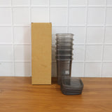 Plastic Multipurpose Kitchen Storage / fridge Container (1200 ML, 6 Pc)