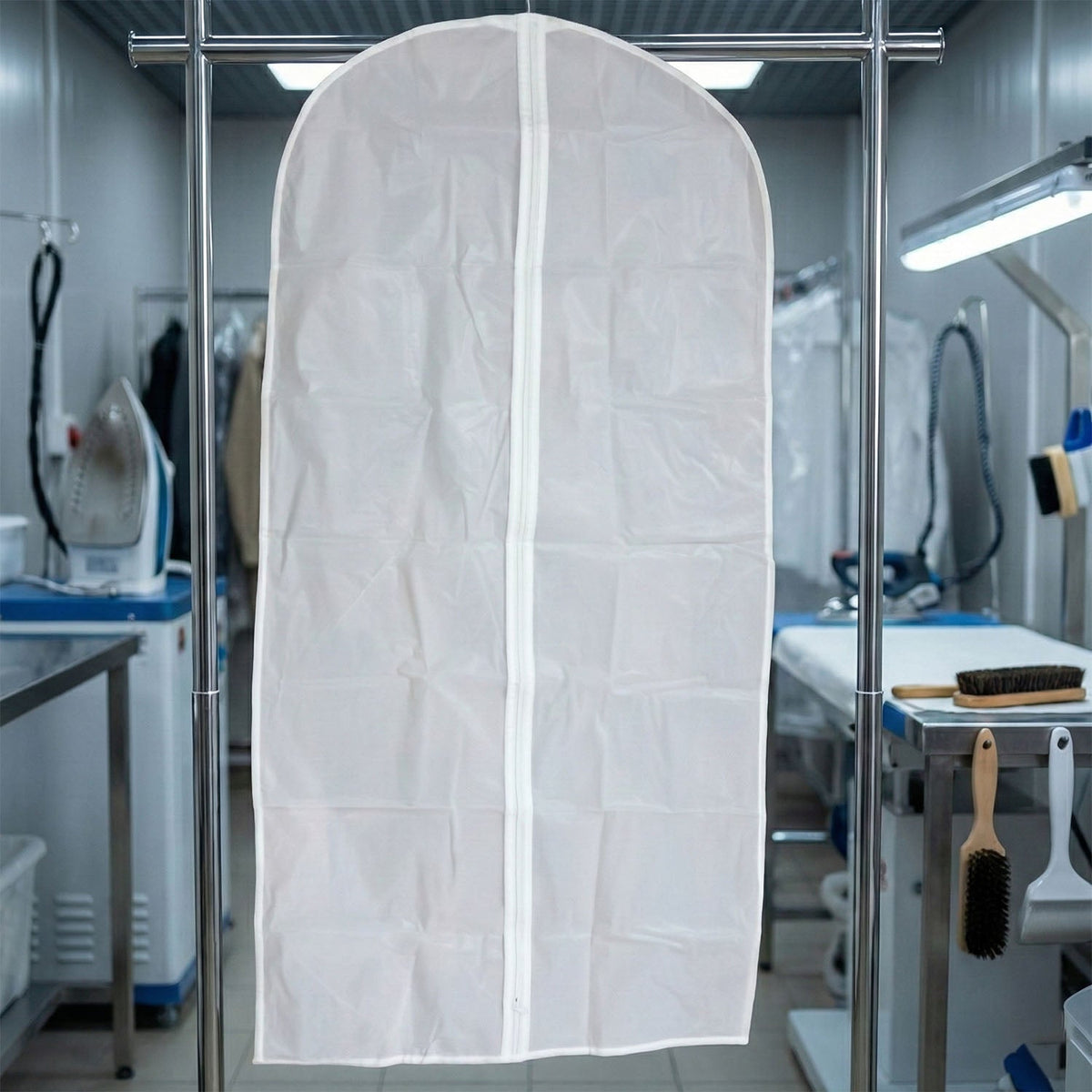 Transparent Garment Cover Bag (120 × 58 cm, 1 Pc)