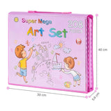 multi color art supplies