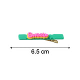 Sweet Text Decorative Hair Clip Set (4 Pc)
