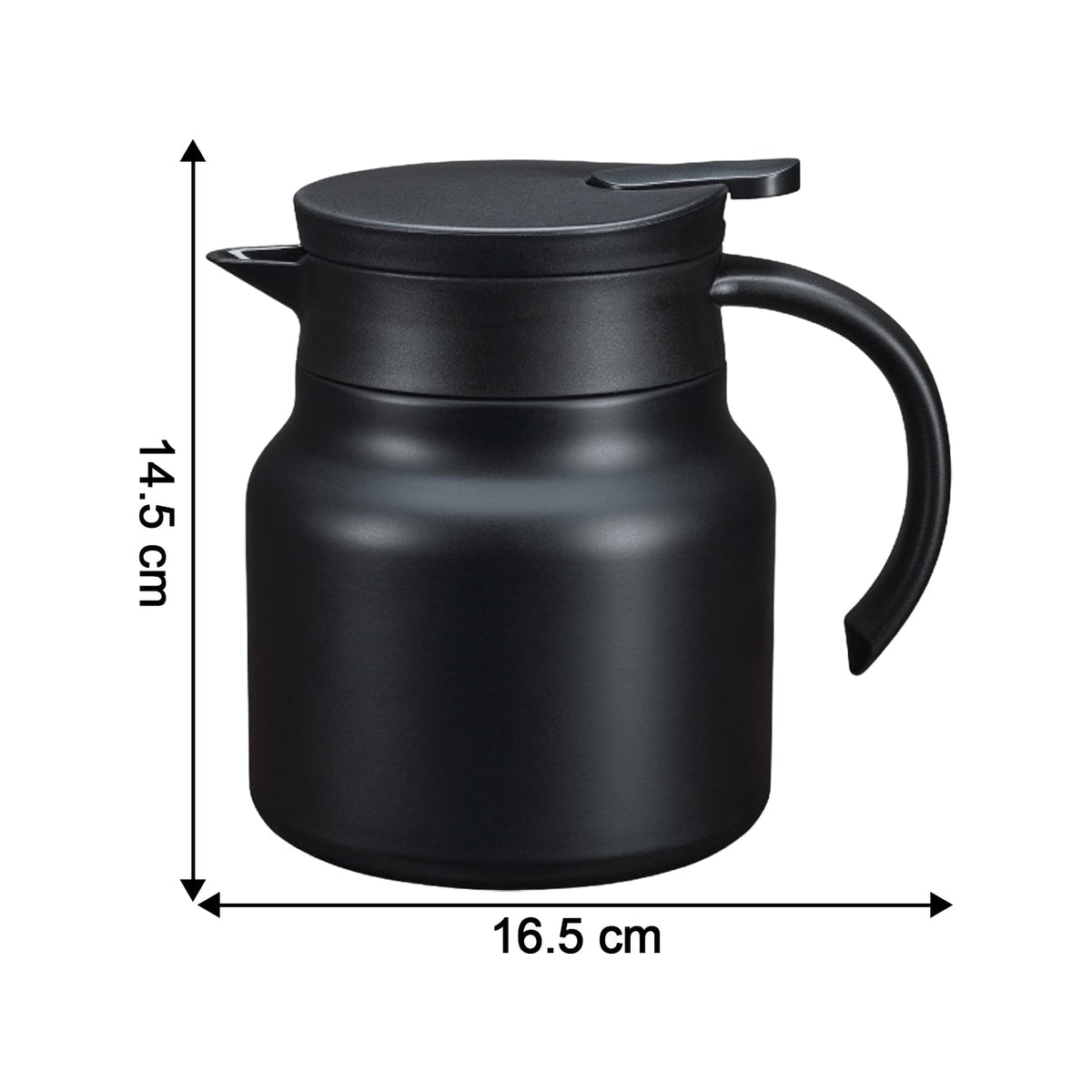 800 ML Insulated Thermos Flask with Handle and Strap