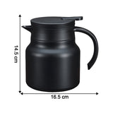 800 ML Insulated Thermos Flask with Handle and Strap