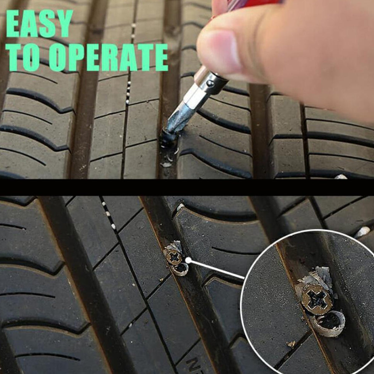 Premium Tubeless Tire Repair Rubber Plug 1 Pc