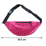Adjustable Waist Bag 1 Pc – Lightweight Travel Fanny Pack with Zipper